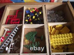 Lego Vintage System A Large Wooden Box of Vintage Lego 1960s Rare and Collec