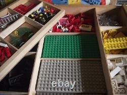 Lego Vintage System A Large Wooden Box of Vintage Lego 1960s Rare and Collec