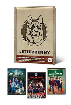 Letterkenny Seasons 1-5 Limited Collector's Edition Wooden Box DVD Set + 6 7 & 8
