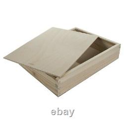 Lidded Wooden Box To Store Photos Pictures Memories Keepsake / Craft Decoupage