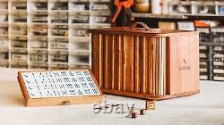 Limited Edition Cathay x Start From Zero Handmade Wooden Box Mahjong Gift Set