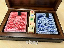 Linley Royal Dice and Card Set with wooden box. New and unopened