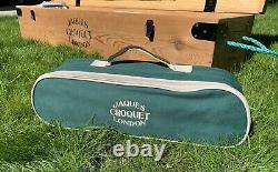 Luxury Jaques Croquet Set with Ash Mallets and Wooden Box