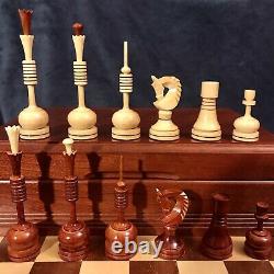 MCM Wooden Chess Set WithBox 4.75 King Russia