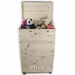 MEGA SET / 4 Tier Extra Large Wooden Boxes / Stackable Crate Chest on Wheels