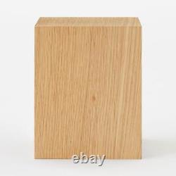 MUJI Wall Attachable Wooden BOX 19 x19cm Oak 44505090 Japan
