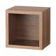Muji Wall Attachable Wooden Box 19 X19cm Walnut 44505205 Japan