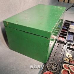 Made In England Meccano 1940s Vintage Set In Original Wooden Box Wheels Plates +