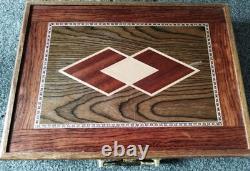 Mah Jong Set In Wooden Case / Box 148 Tiles Mahjong Jongg Vintage Heavy