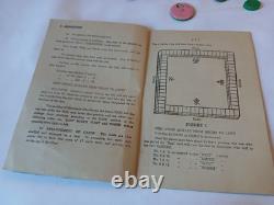 Mah Jong Set Oriental Wooden Box 148 Tiles Case Mahjong Jongg Vintage Rare 2