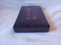 Mah Jong Set Oriental Wooden Box 148 Tiles Case Mahjong Jongg Vintage Rare 2