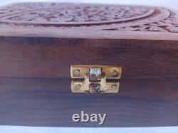 Mah Jong Set Wooden Box 148 Black Backed Tiles Book Sticks Mahjong Jongg Vintage