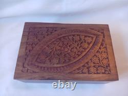 Mah Jong Set Wooden Box 148 Black Backed Tiles Book Sticks Mahjong Jongg Vintage