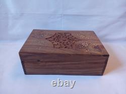 Mah Jong Set & Wooden Box 148 Large Tiles Book Count Sticks Mahjong Jongg Rare