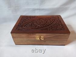 Mah Jong Set Wooden Box 148 Tiles Mainly Sealed New Book Sticks Mahjong Jongg