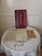 Mah Jong Set In Oriental Wooden Box 144 Tiles Case Mahjong Jongg Vintage