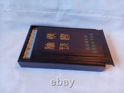 Mah Jong Set in Oriental Wooden Box 144 Tiles Case Mahjong Jongg Vintage Rare 1