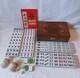 Mah Jong Set In Wooden Box 148 Large Tiles Book Sticks Mahjong Jongg Vintage