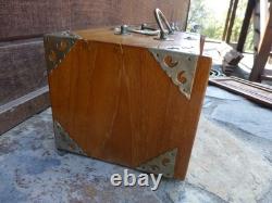 Mah Jong Vintage Antique 1923 Bamboo Wooden Box Set 135 Pieces & 148 Tiles
