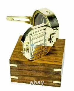 Maritime Compass With Decorative Wooden Box Nautical marine Compass set of 50