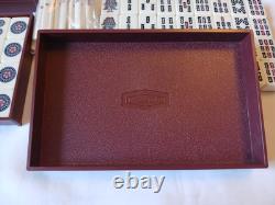 Maruichi Nintendo Mah Jong Set Wooden Box 144 Tiles Mahjong Jongg Rare Vintage
