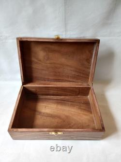Max Robertson Mah Jong Set Wooden Box 148 Bamboo Back Tile Mahjong Jongg Vintage