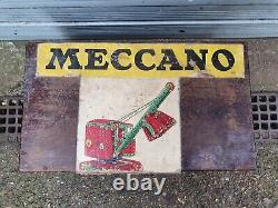 Meccano Outfit Set in Large Wooden Box