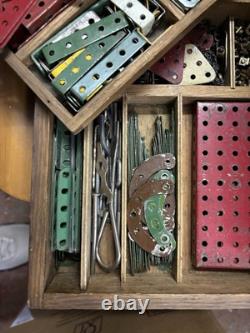 Meccano Set 6a In Original Wooden Box