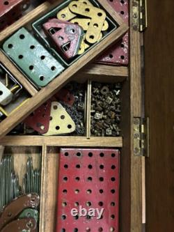 Meccano Set 6a In Original Wooden Box