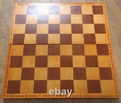 Medieval Chess Set Russian Soviet Russia Vintage Bakelite Pieces Wooden Box