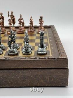 Metal Chess Pieces Boxed Solid Wooden Chess Set, Boxed Wooden Chess Set, Chess