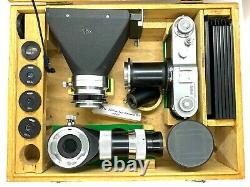 Mikroskopkamera Meopta Opema II Set in a wooden box sehr selten / very rare