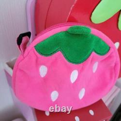 Mother Garden Set Toy Strawberry Trunk Case Bag Pouch Wooden Box Container Purse