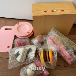 Mother Garden Wooden Toy Play House Lunch Box Set Pucnic New from Japan
