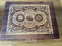 Motörhead Ace of Spades 40th Anniversary Vinyl Record Wooden Box Set Ltd Edition