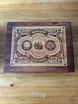 Motörhead Ace of Spades 40th Anniversary Vinyl Record Wooden Box Set Ltd Edition