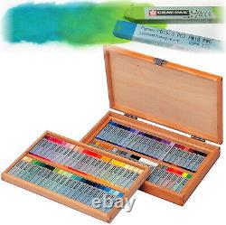 NEW Cray Pas 88pk Specialist Oil Square Pastels Wooden Box Set Full Stick Sakura