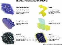 NEW Cray Pas 88pk Specialist Oil Square Pastels Wooden Box Set Full Stick Sakura