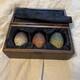 New Hbo Game Of Thrones Authentic Prop Dragon Egg Collector Wooden Box Set