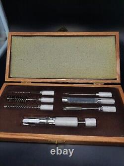 NOS Senoir Tobacco Pipe Service Set In Original Wooden Box