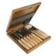 Narex 9 Piece Premium Beech Wood Carving Cr-v Steel Chisels In Wooden Box Set