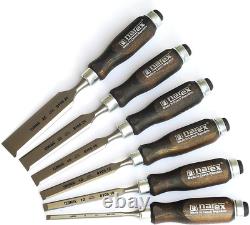 Narex Bevel Edge Chisel Set in Wooden Box, of 6 pcs