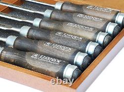 Narex Bevel Edge Chisel Set in Wooden Box, of 6 pcs