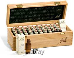Nelsons, Genuine, BachTFlower Remedies Full Wooden Box set. Slightly Imperfect