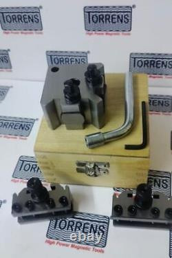 New 4 Pieces Set T37 Quick-Change Toolpost Mifords ML7 Wooden Box