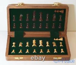 New French Lardy Chess Set 2.75 K Pieces, Box, Board. BONUS Magnetic mini set