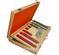 New Trial Lens Set 225 Pieces in Wooden Box With Accessories Free shipping