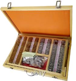 New Trial lens Set 225 Pieces For Eyes Testing With Wooden Box & trial lens kit