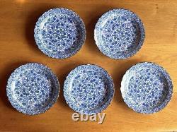 New with a wooden box! Set of 5 Arita ware Akamine Medium Plates