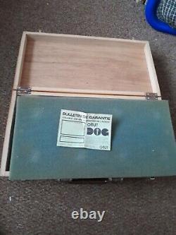 OBUT Boule Set X8 Inc Wooden Jacks Some Pitting/Minor Damage Used Wood Box